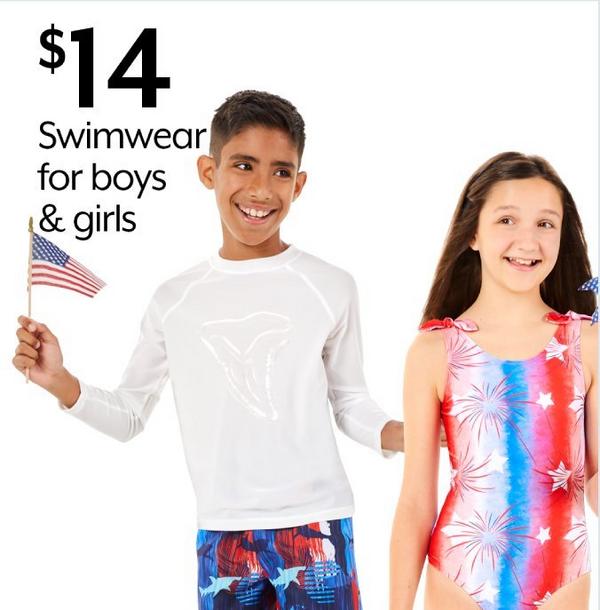 $14 Swimwear for boys & girls