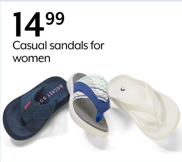 14.99 Casual sandals for women