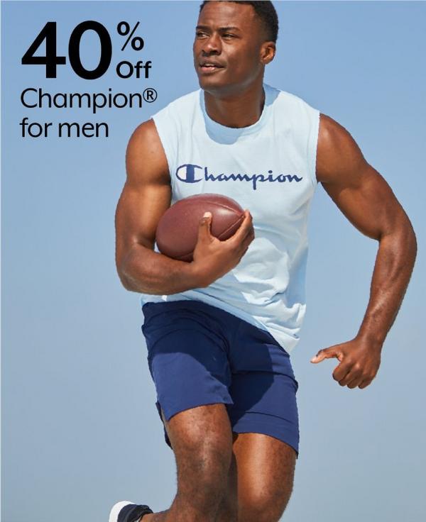 40% Off Champion® for men