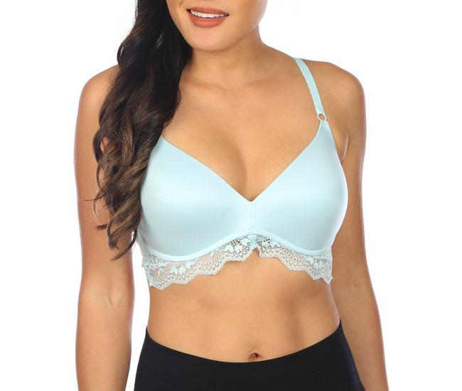 Maidenform Women's One Fab Fit Wireless Demi Bra with Convertible Straps  and Lightly Lined Cups