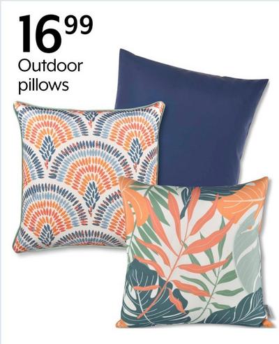 $16.99 Outdoor pillows