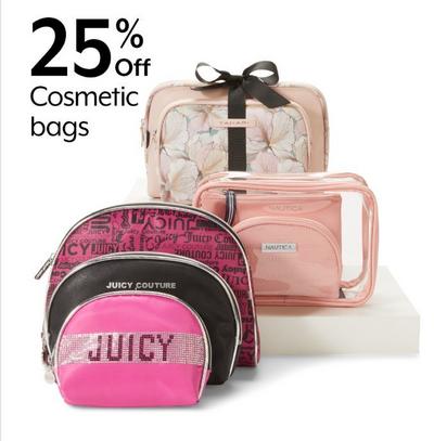 25% Off Cosmetic bags