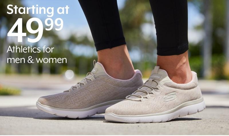 STARTING AT 49.99 Athletic shoes for men & women