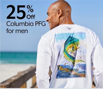 25% Off Columbia PFG for men 