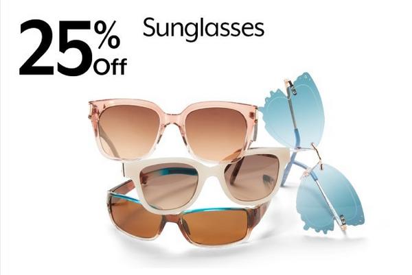 25% Off Sunglasses for women 
