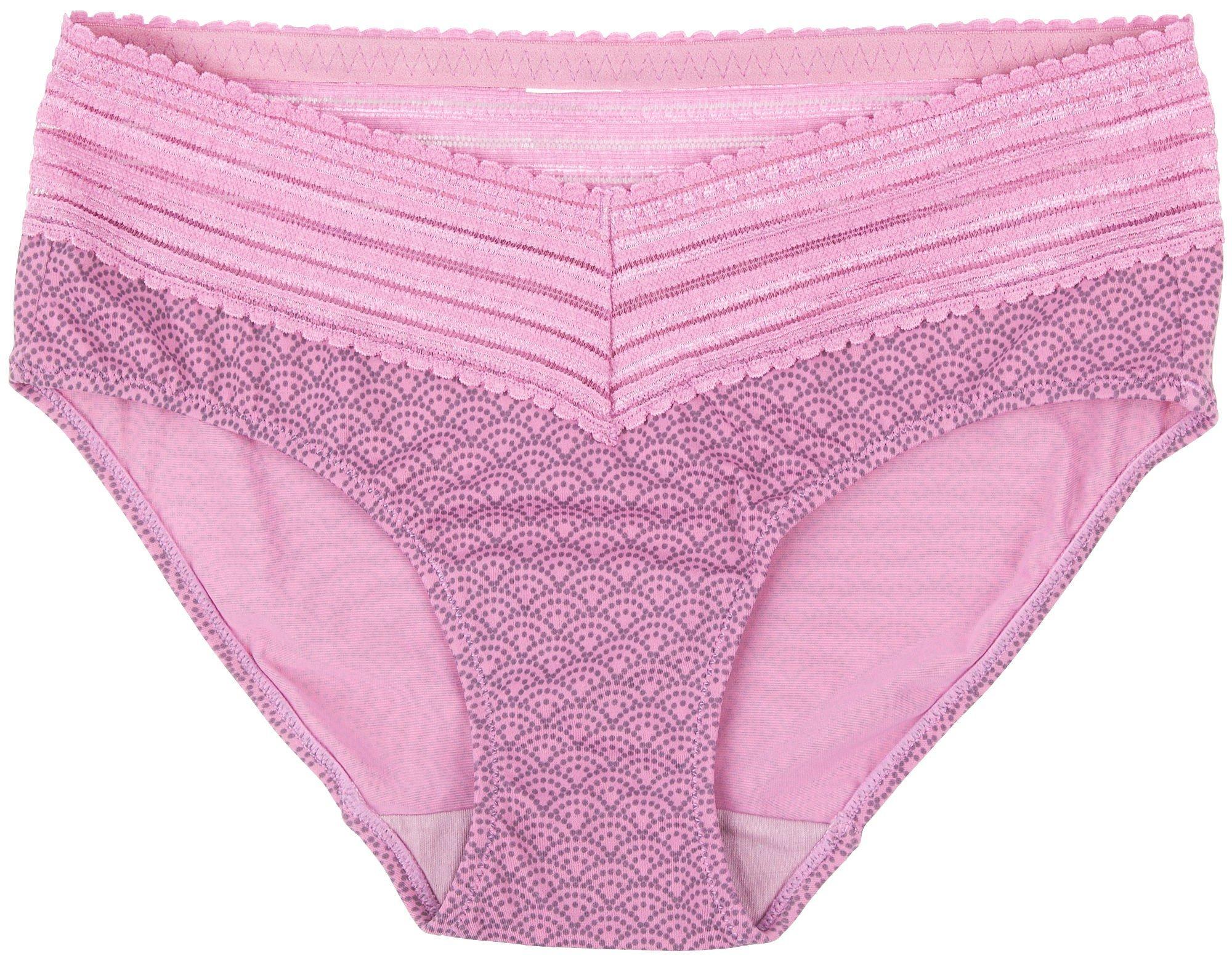 Warners Women's No Pinching No Problems Lace Hipster Panty, Banyan with Dot  Print, Small : : Clothing, Shoes & Accessories