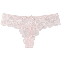 Rene Rofe Floral Lace Thong Panties 126277