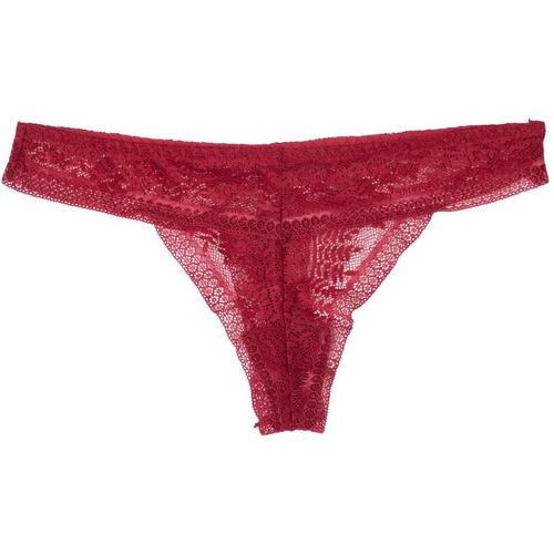 Rene Rofe Good Lace Thong Panties 128261-RH