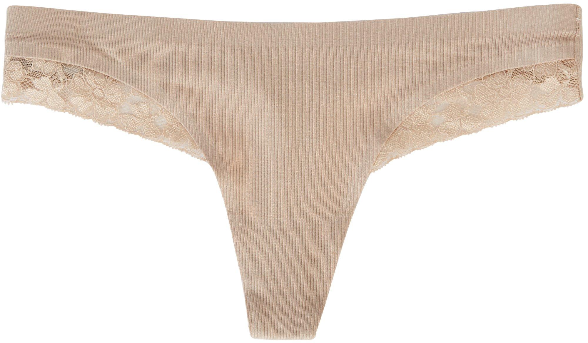 Sophie B. Juniors Solid Ribbed Comfort Thong Panties 127197 | Bealls ...