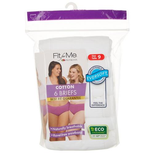 Fruit of the Loom Womens 6-pk. Fit for