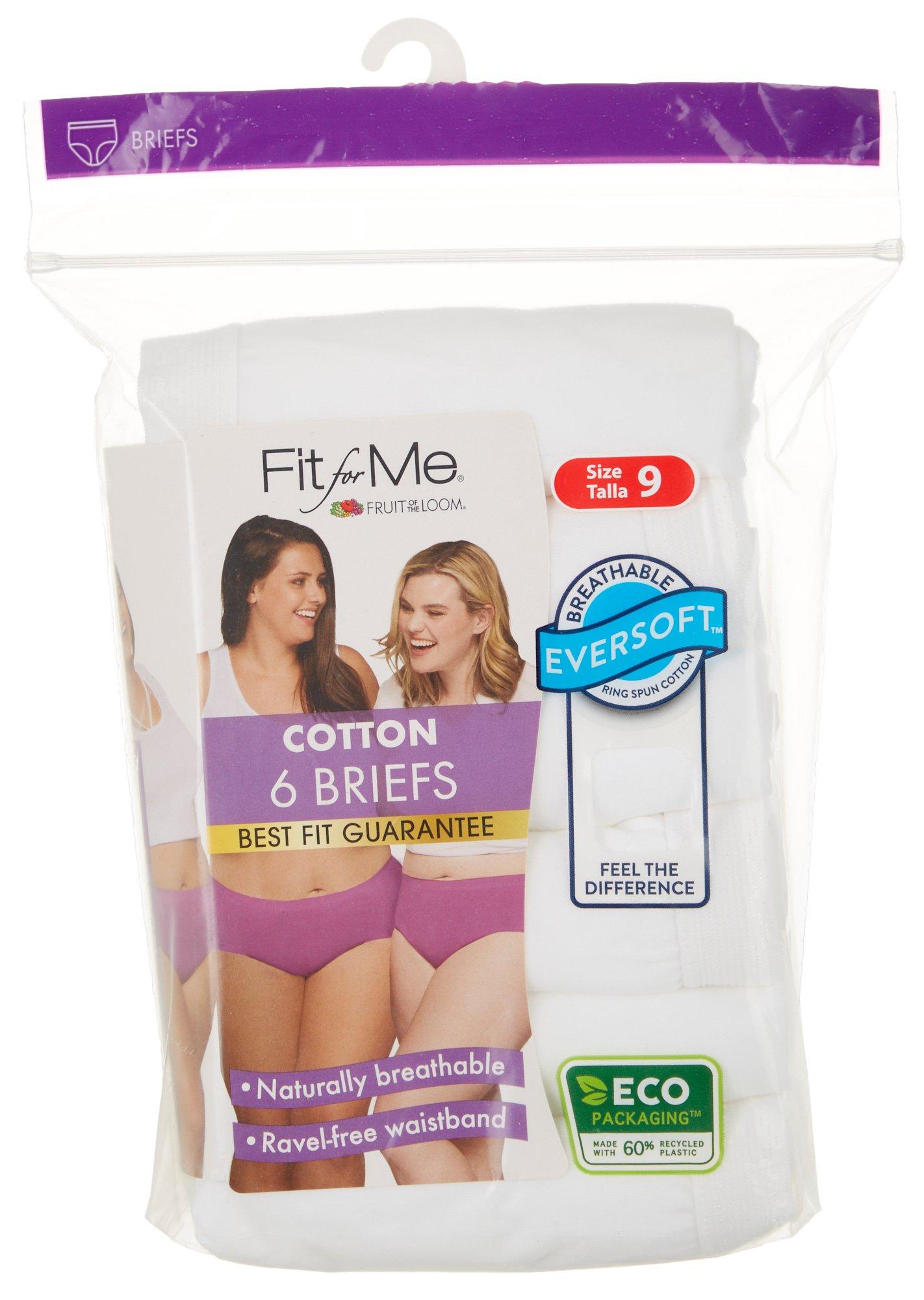 Fruit of the Loom Women's Breathable Underwear 6 Pack – Suncoast Golf  Center & Academy