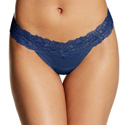Maidenform Luxurious Lace Fabric Front Thong Panties DMESLT