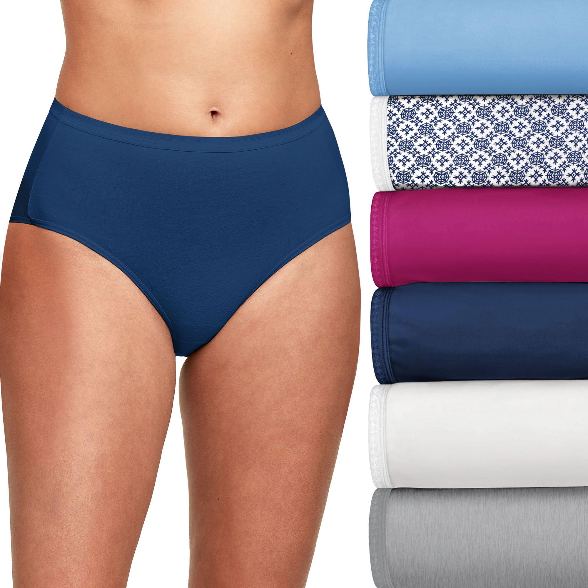 Hanes, Intimates & Sleepwear, Hanes Premium Womens Cool Comfortable  Cotton Briefs Panties Xtemp 6pack 6m