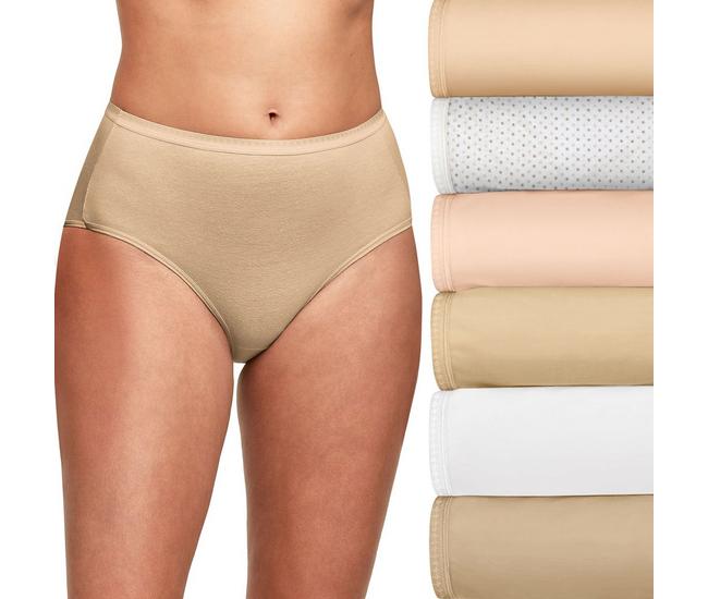 Hanes, Underwear & Socks, Mens Hanes Comfort Flex Fit Tagless Bikini  Underwear Briefs 6 Pack Brand New
