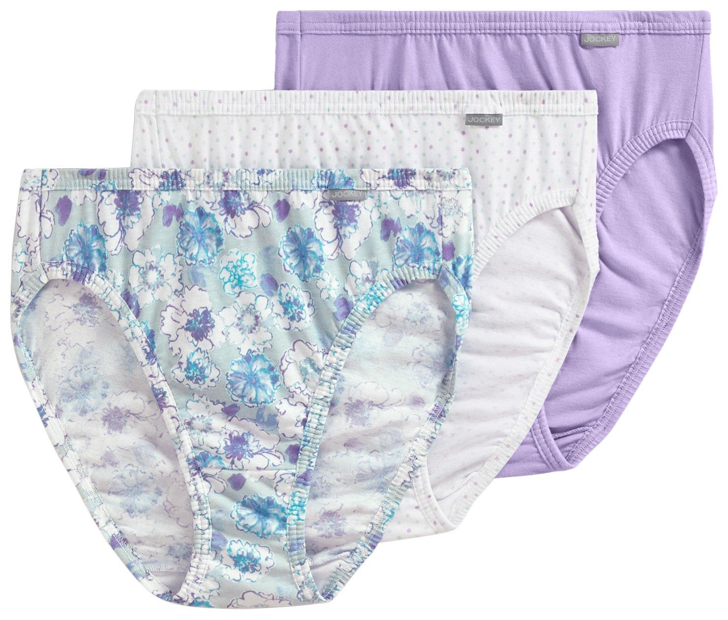 Jockey 3-Pk. Elance Breathe Mix French Cut Panties