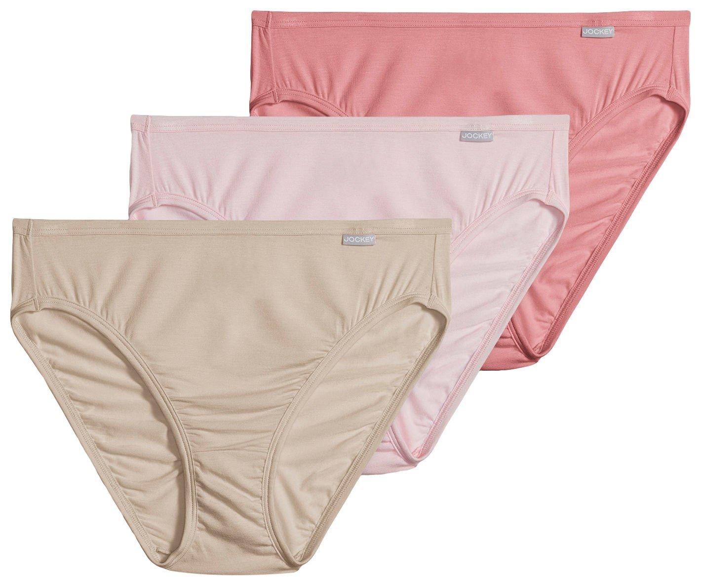 Women's Jockey Elance Breathe 3-pack French Cut Panty Set 1541, Size: 9,  White - Yahoo Shopping