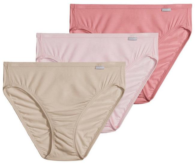 Jockey Modal Stretch Supersoft French Cut Pantie 3 Pack Style 002071 Size 8  NWT