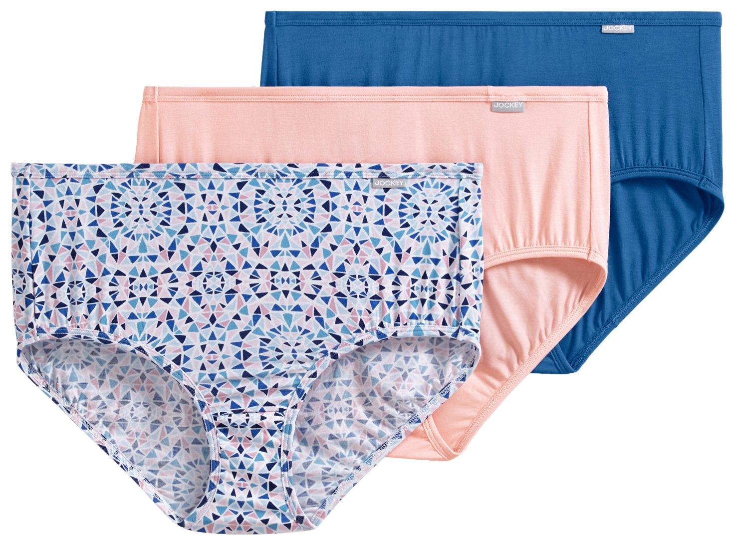 Jockey, Intimates & Sleepwear, Jockey Elance Breathe Comfort French Cuts Womens  Underwear 3 Pair Size 9 Or Xxl