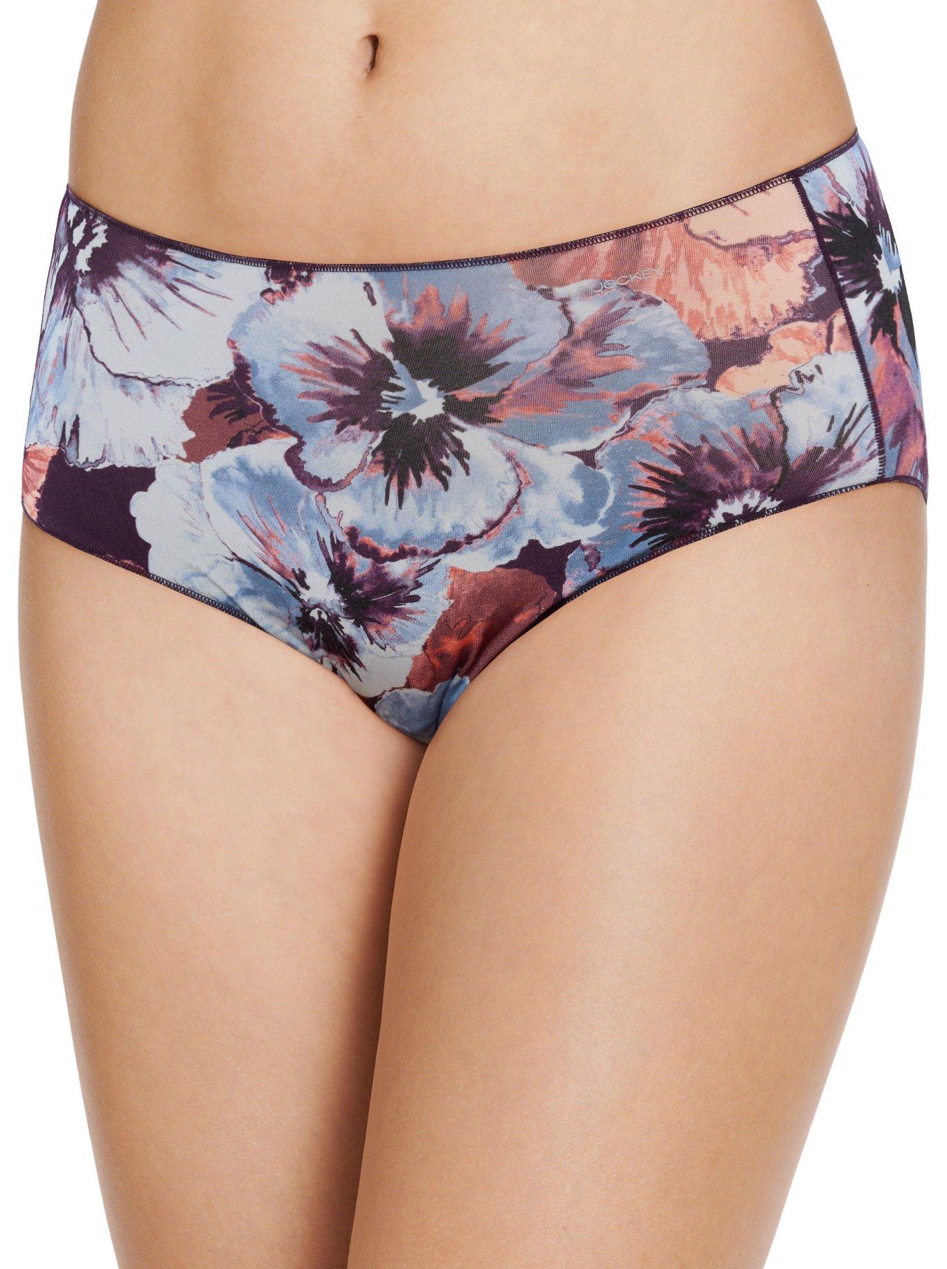 Jockey Women's No Panty Line Promise Tactel Hip Brief Panty 1372, Imperial  Plum, 7 at  Women's Clothing store