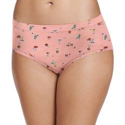 Cocktail Print Cotton Stretch Hipster Panties #1554