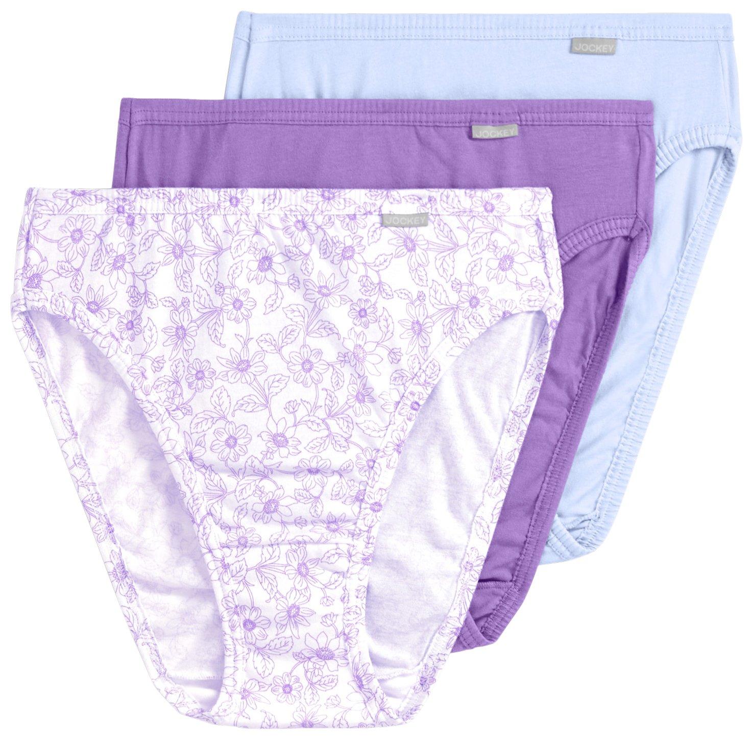 Women's Jockey Elance Breathe 3-pack French Cut Panty Set 1541, Size: 9,  White - Yahoo Shopping