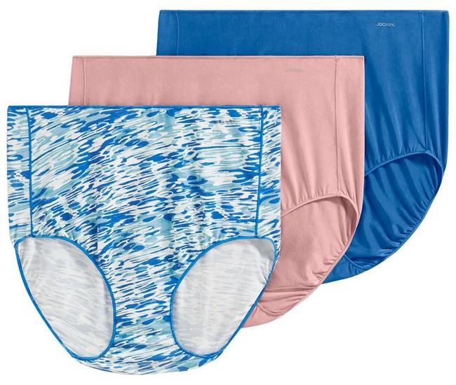 Women's Jockey Elance Breathe 3-pack French Cut Panty Set 1541, Size: 6,  Blue - Yahoo Shopping