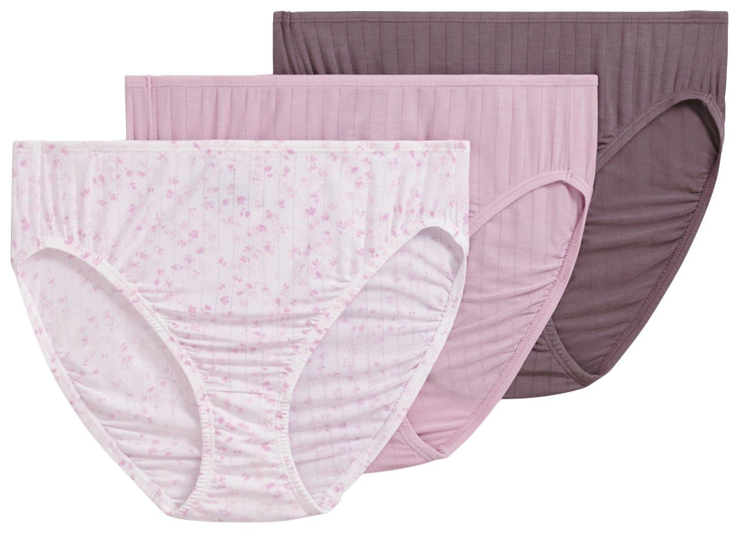 Jockey® Essentials Girls' Cotton Stretch Brief Panty- 3 Pack