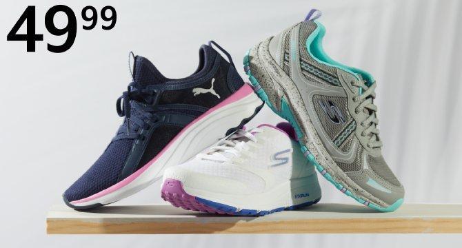 49.99 Skechers or Puma for men and women