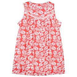 Coral Bay Plus 36 in. Lace Floral 100% Cotton Nightgown