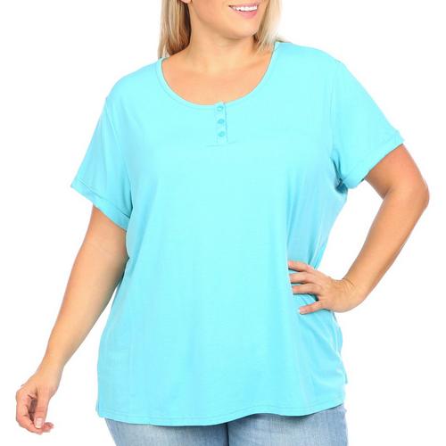 Coral Bay Plus Cooling Solid Short Sleeve Sleep