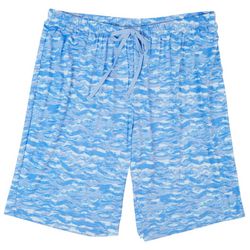 Coral Bay Sleepwear Womens Plus Drawstring Shorts