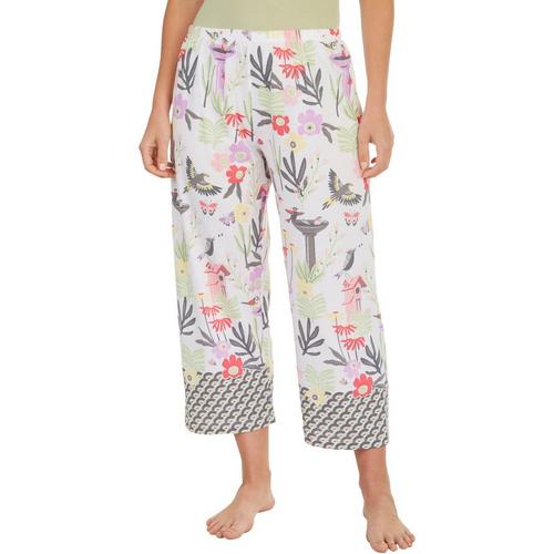Hue Plus Garden Border Pajama Capris