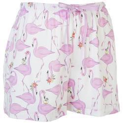 Plus Flamingo Go Box Pajama Shorts