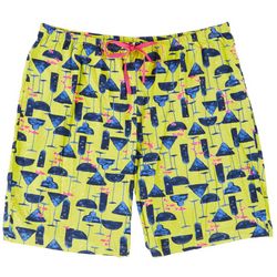 Hue Plus 10 in. Sipping With The Fish Pajama Shorts