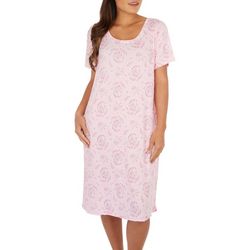 Jaclyn Intimates Womens Paisley Lush Luxe Nightgown