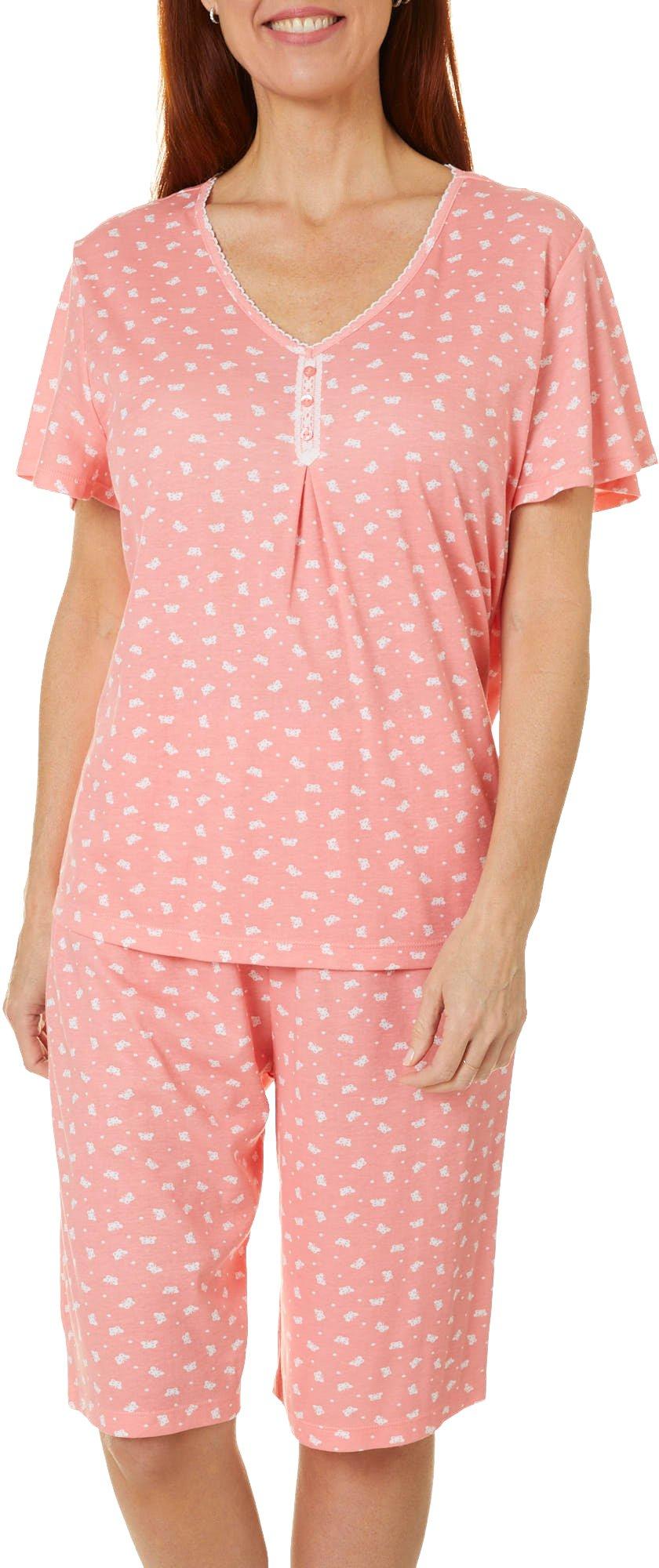 women's bermuda sleep shorts