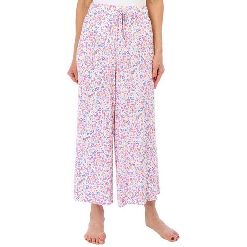 Coral Bay Womens 30 In. Print Wide Leg