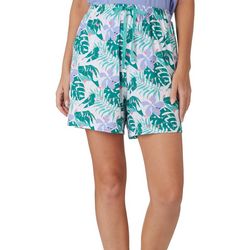 Womans Tropical Christmas Cooling Sleepware Pajama Shorts
