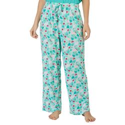 Womans Flamingo Print Cooling Sleepwear Pajama Pant