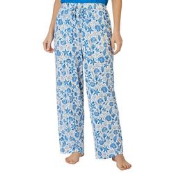 Womans Sealife Print Cooling Sleepwear Pajama Pant