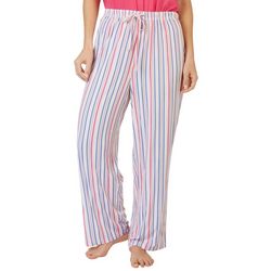 Coral Bay Womans Stripe Print Cooling Sleepwear Pajama Pant