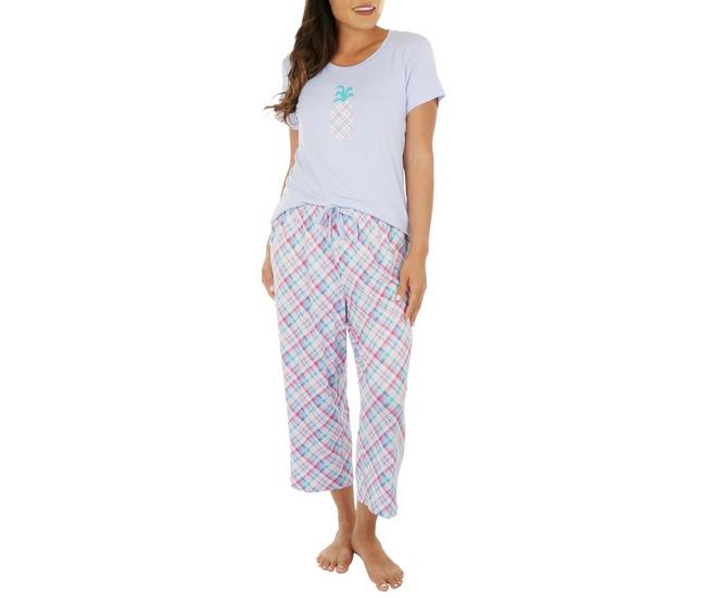 Gloria Vanderbilt Women's Button-Down Sleep Shirt - Stylish Striped Pajama  Top M 