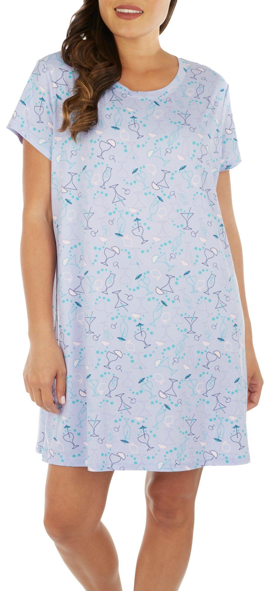 Womens Cooling Cocktails Short Sleeve Sleeptee