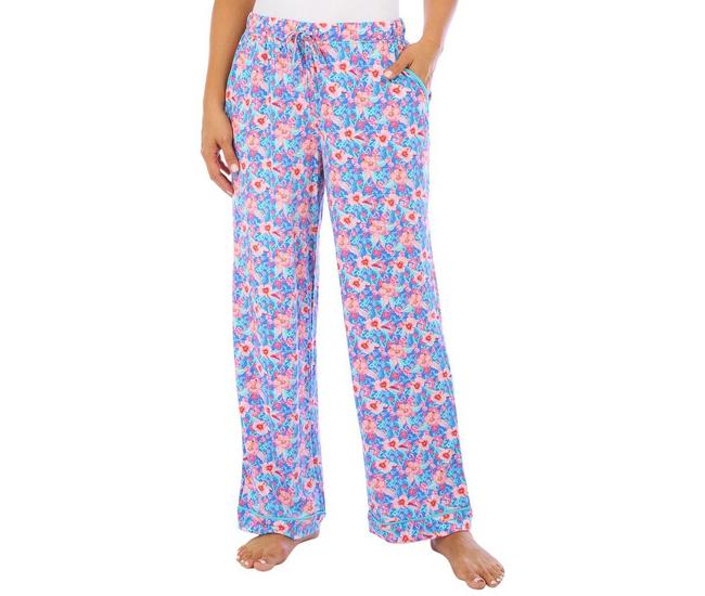 Coral Bay Womens 30 In. Hibiscus Cooling Sleep Pants
