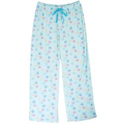 Coral Bay Sleepwear Womans Starfish Drawstring Pajama Pant
