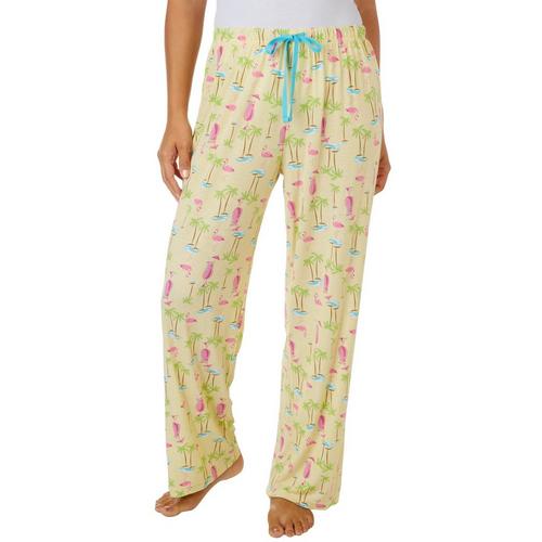 Coral Bay Womens 29 in. Flamingos & Cocktails