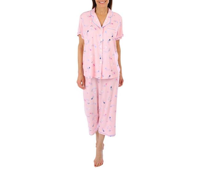 Solid trim pyjama set