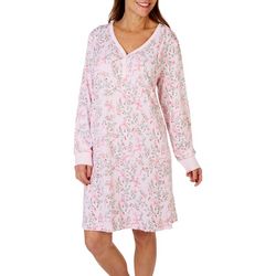 Womens Bow Print Nightgown