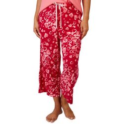 Hue Womens Heart Print Pajama Pants