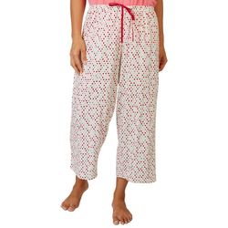 Hue Womens Multi Dots Print Pajama Pants